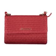 Rode Ketting Crossbody Tas met Rits Valentino by Mario Valentino , Red...