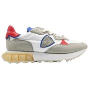 Lage Man Mondial Sneakers in Wit Beige Philippe Model , Multicolor , H...