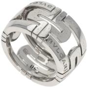 Pre-owned White Gold rings Bvlgari Vintage , Gray , Dames