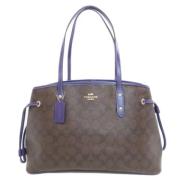 Pre-owned Plastic shoulder-bags Coach Pre-owned , Purple , Dames