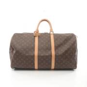 Pre-owned Canvas handbags Louis Vuitton Vintage , Brown , Dames