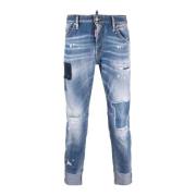 Klassieke 5-Pocket Jeans Dsquared2 , Blue , Heren