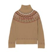 Stijlvolle Sweaters Collectie MC2 Saint Barth , Brown , Dames