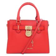 Pre-owned Leather handbags Michael Kors Pre-owned , Red , Dames