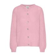 Zachte Bessen Alpaca Cardigan American Dreams , Pink , Dames