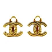 Pre-owned Metal chanel-jewelry Chanel Vintage , Yellow , Dames