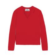 Stijlvolle Sweaters Collectie MC2 Saint Barth , Red , Dames