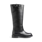 Zwarte platte enkellaarzen voor vrouwen Tamaris , Black , Dames