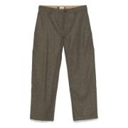 Cargo Broek Straight Stijl Ten C , Green , Heren