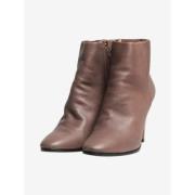 Pre-owned Leather boots Jimmy Choo Pre-owned , Brown , Dames