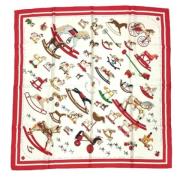 Pre-owned Silk scarves Hermès Vintage , Multicolor , Dames