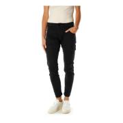 Cargo Broek met Zijzakken Le Temps Des Cerises , Black , Dames