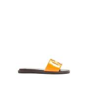 Klassieke Ciabatta Loafers voor Heren Tory Burch , Orange , Dames