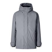 Heren Wilder Parka Jas Save The Duck , Gray , Heren