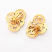 Pre-owned Metal chanel-jewelry Chanel Vintage , Yellow , Dames