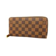 Pre-owned Canvas wallets Louis Vuitton Vintage , Brown , Dames