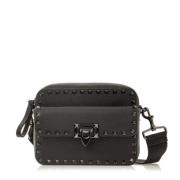 Stijlvolle Crossbody Tas Valentino Garavani , Black , Heren