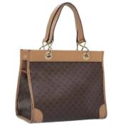 Pre-owned Leather handbags Celine Vintage , Brown , Dames