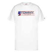 Moderne Sport Logo T-shirt Tommy Jeans , White , Heren