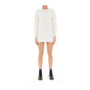 Witte Jurken voor Vrouwen Moschino , White , Dames