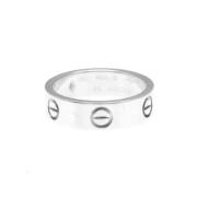 Pre-owned Silver rings Cartier Vintage , Gray , Dames