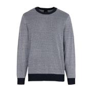 Bouclé Trui met Dynamische Details Armani Exchange , Blue , Heren