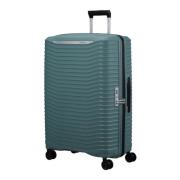 Blauwe Trolley Koffer met TSA Slot Samsonite , Blue , Unisex