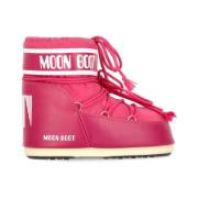 Fuchsia Waterdichte Enkellaarzen met Trekkoorden Moon Boot , Pink , Da...