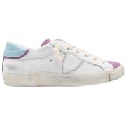 Vintage Mixage Lage Top Sneakers Philippe Model , White , Dames