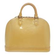 Pre-owned Leather handbags Louis Vuitton Vintage , Beige , Dames