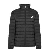 Horseshoe Logo Puffer Jacket True Religion , Black , Heren