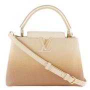 Pre-owned Leather handbags Louis Vuitton Vintage , Beige , Dames