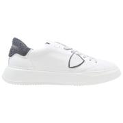 Lage Blanc Jeans Sneakers Philippe Model , White , Heren