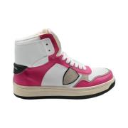 Lion High Mixage Fuxia Sneakers Philippe Model , Pink , Dames