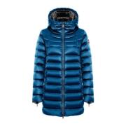 Blauwe Winterjas met Ritssluiting Colmar , Blue , Dames