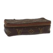 Pre-owned Canvas pouches Louis Vuitton Vintage , Brown , Dames