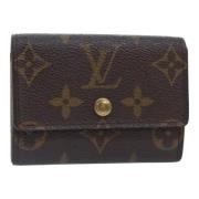 Pre-owned Canvas wallets Louis Vuitton Vintage , Brown , Dames