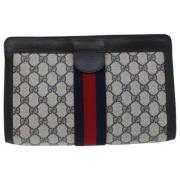 Pre-owned Leather clutches Gucci Vintage , Multicolor , Dames