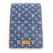 Pre-owned Fabric scarves Louis Vuitton Vintage , Blue , Heren