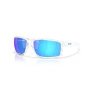 Sportieve Zonnebril met Uniek Ontwerp Oakley , White , Unisex