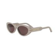 Elegante zonnebril voor stijlvolle look Dior , Beige , Unisex