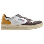 Vintage lage leren sneakers Autry , Multicolor , Heren