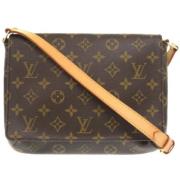 Pre-owned Canvas louis-vuitton-bags Louis Vuitton Vintage , Brown , Da...