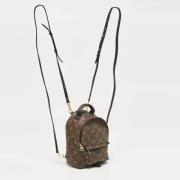 Pre-owned Canvas backpacks Louis Vuitton Vintage , Brown , Dames