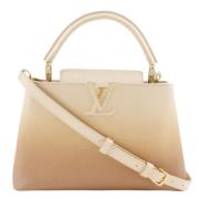 Pre-owned Leather louis-vuitton-bags Louis Vuitton Vintage , Beige , D...