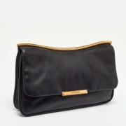 Pre-owned Leather clutches Miu Miu Pre-owned , Black , Dames