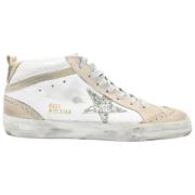 Suede Toe Glitter Sneakers Golden Goose , Multicolor , Dames