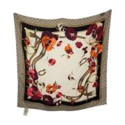 Pre-owned Canvas scarves Gucci Vintage , Multicolor , Dames