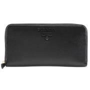 Pre-owned Fabric wallets Prada Vintage , Black , Dames