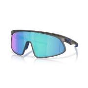 Sportieve zonnebril met uniek ontwerp Oakley , Black , Unisex